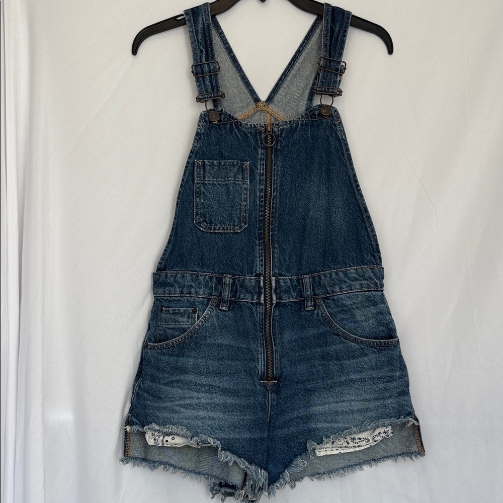 We The Free Denim Blue Women's Overalls